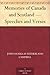 Memories of Canada and Scotland — Speeches and Verses