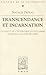 Transcendance Et Incarnation by Natalie Depraz