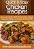 Chicken Recipes: Serve Up Chicken With These Classic Dishes, Gourmet Entrée's And Snack-Worthy Picks. (Quick & Easy Recipes)