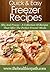 Freezer Recipes: Mix And Freeze- A Collection Of Recipes That Offer The Perfect Freezer Meals. (Quick & Easy Recipes)