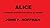 Alice