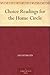 Choice Readings for the Home Circle