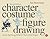 Character Costume Figure Drawing by Tan Huaixiang