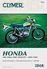 Honda 100-350cc OHC Singles, 1969-1982; Service, Repair, Maintenance (Clymer Motorcycle Repair Series, M315)