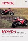 Clymer Honda ATC250 & FourTrax 200-250, 1984-1987: Maintenance, Troubleshooting, Repair