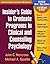 Insider's Guide to Graduate Programs in Clinical and Counseli... by John C. Norcross