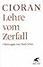 Lehre vom Zerfall