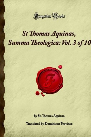 Summa Theologica, Vol 3 of 10