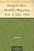 Harper's New Monthly Magazine, Vol. 3, July, 1851