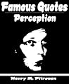 Famous Quotes on Perception
