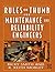 Rules of Thumb for Maintenance and Reliability Engineers