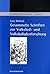 Gesammelte Schriften zur Volkslied- und Volksballadenforschung
