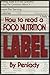How to Read a Food Nutrition Label