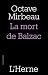 La mort de Balzac
