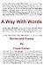 A Way With Words