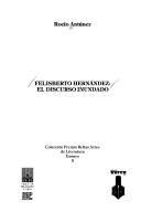 Felisberto Hernández: El discurso inundado (Colección Premio bellas artes de literatura) (Spanish Edition)