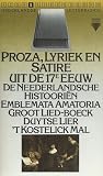 Proza, lyriek en satire uit de 17e eeuw (Nederlandse letterkunde #5)