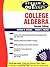 Schaum's Outline of College Algebra by Murray R. Spiegel