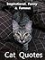 Inspirational, Famous & Funny Quotes About Cats by Stuart Johnson