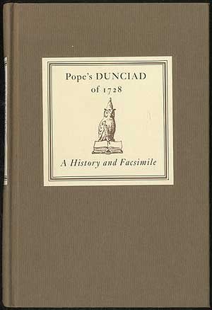 Dunciad Of 1728: A History And Facsimile