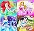 Princess Sticker puzzle [Set of 4 Books]