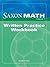 Saxon Math Course 1: Writte...