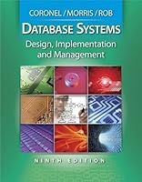 Database Systems: Design, Implementation and Management