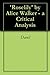 'Roselily' by Alice Walker - a Critical Analysis