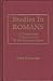 Studies In Romans by Tom Wacaster