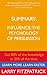 Summary: INFLUENCE -- THE PSYCHOLOGY OF PERSUASION by Robert Cialdini