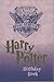 Harry Potter Birthday Book
