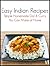 Easy Indian Recipes: Simple Homemade DAL & CURRY You Can Make at Home (International Cuisine Cookbook Series 2)