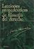 Lecciones propedéuticas de filosofía del derecho