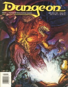Dungeon Magazine #29 (May/June 1991) (Dungeon Magazine, #29)