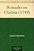 Remarks on Clarissa (1749)