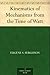 Kinematics of Mechanisms from the Time of Watt