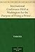 International Conference Held at Washington for the Purpose of Fixing a Prime Meridian and a Universal Day. October, 1884. Protocols of the Proceedings