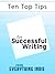 Ten Top Tips for Successful Writing