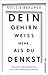 Dein Gehirn weiß mehr, als du denkst by Niels Birbaumer