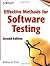 Effective Methods for Software Testing