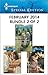 Harlequin Special Edition February 2014 - Bundle 2 of 2: An Anthology – A Rancher Cowboy Contemporary Romance