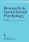 Research in Soviet Social Psychology (Recent Research in Psychology)