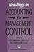 Readings in Accounting for Management Control (Chapman & Hall Series in Accounting and Finance)