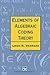 Elements of Algebraic Coding Theory (Chapman Hall/CRC Mathematics Series)