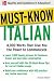 Must-Know Italian: 4,000 Wo...