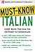 Must-Know Italian: 4,000 Words That Give You the Power to Communicate