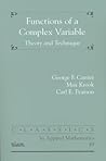 Functions of a Complex Variable: Theory and Technique (Classics in Applied Mathematics, Series Number 49)