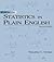 Statistics in Plain English