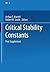 Critical Stability Constants: First Supplement