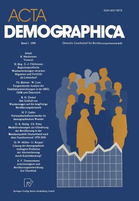 Acta Demographica: Deutsche Gesellschaft für Bevölkerungswissenschaft e.V. (German Edition)